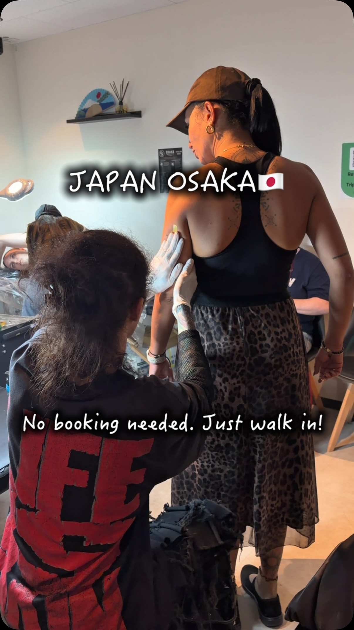 Walk-In Tattoo Experience in Osaka