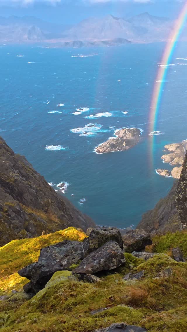 Lofoten Norway: Rainbow Over Islands