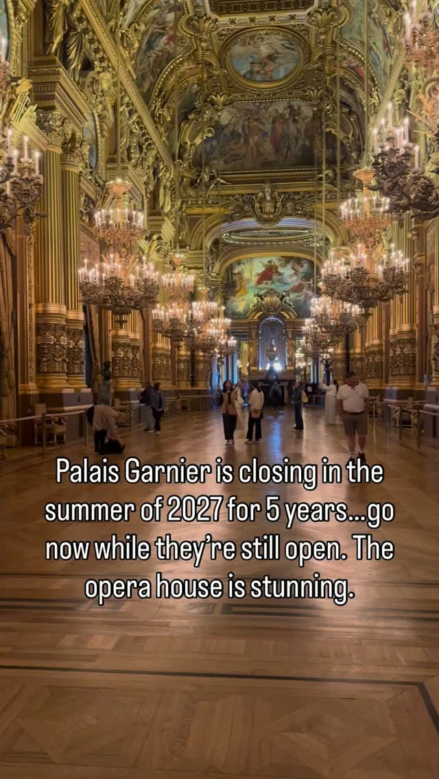 Paris Opera House Closes for Renovations