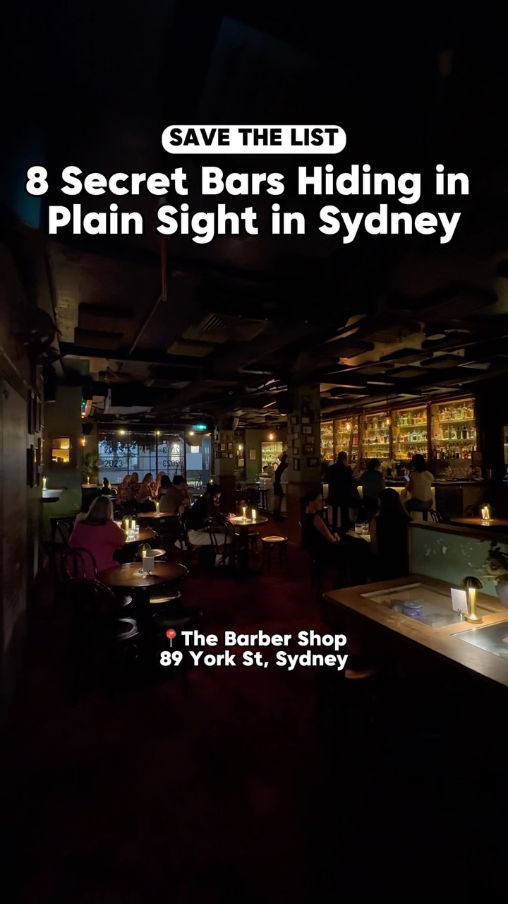 Sydney's Secret Bars: Unique Hidden Gems
