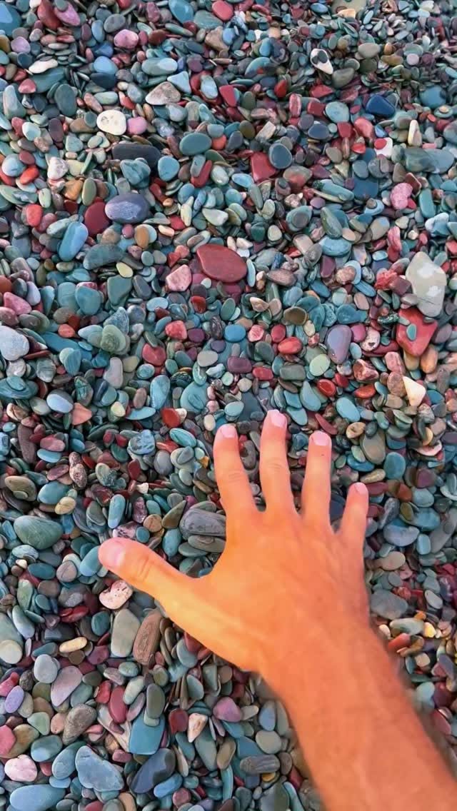 Glacier National Park's Colorful Pebbles and Turquoise Lake