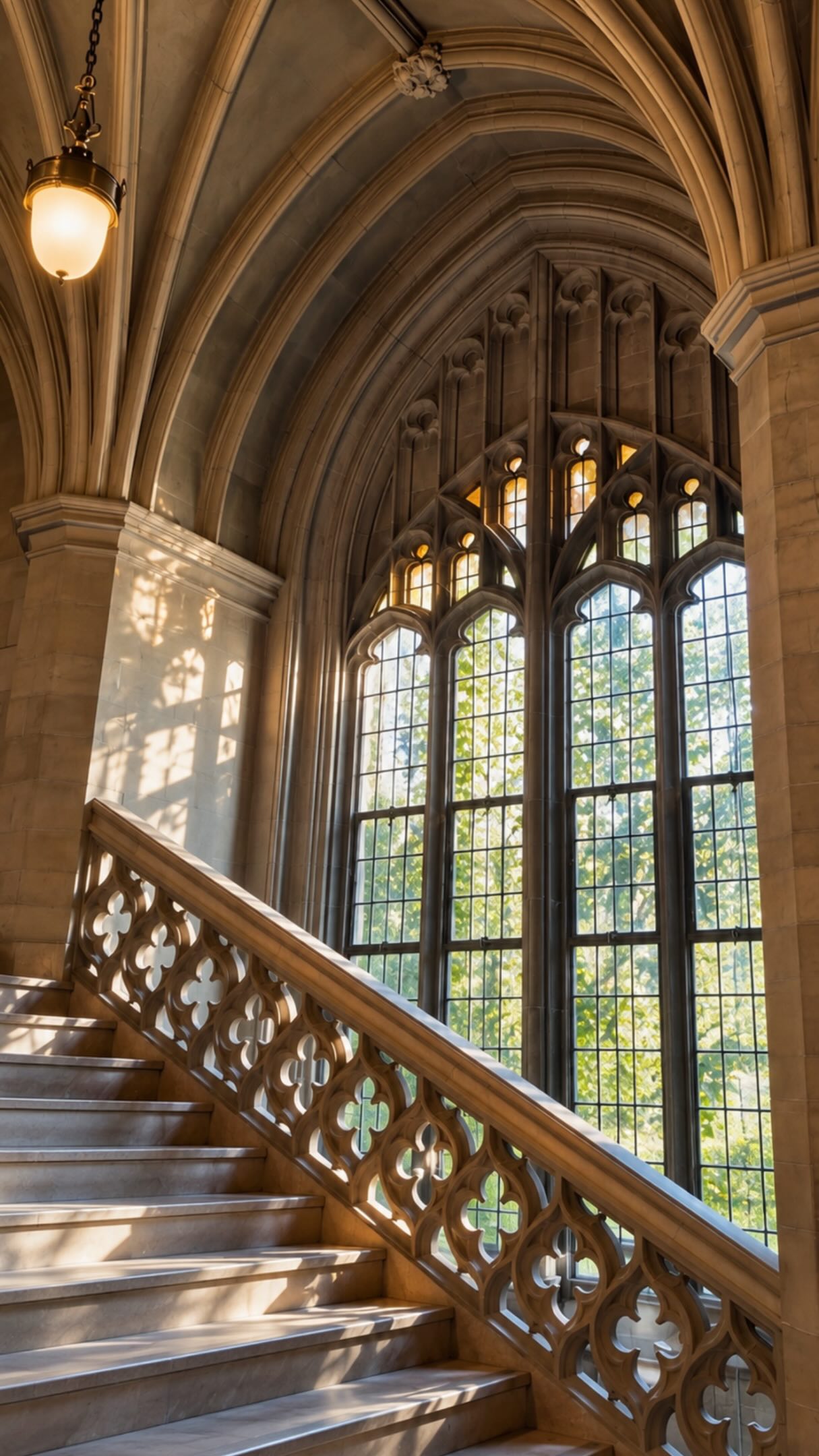 Gothic Library Architecture at Knox College