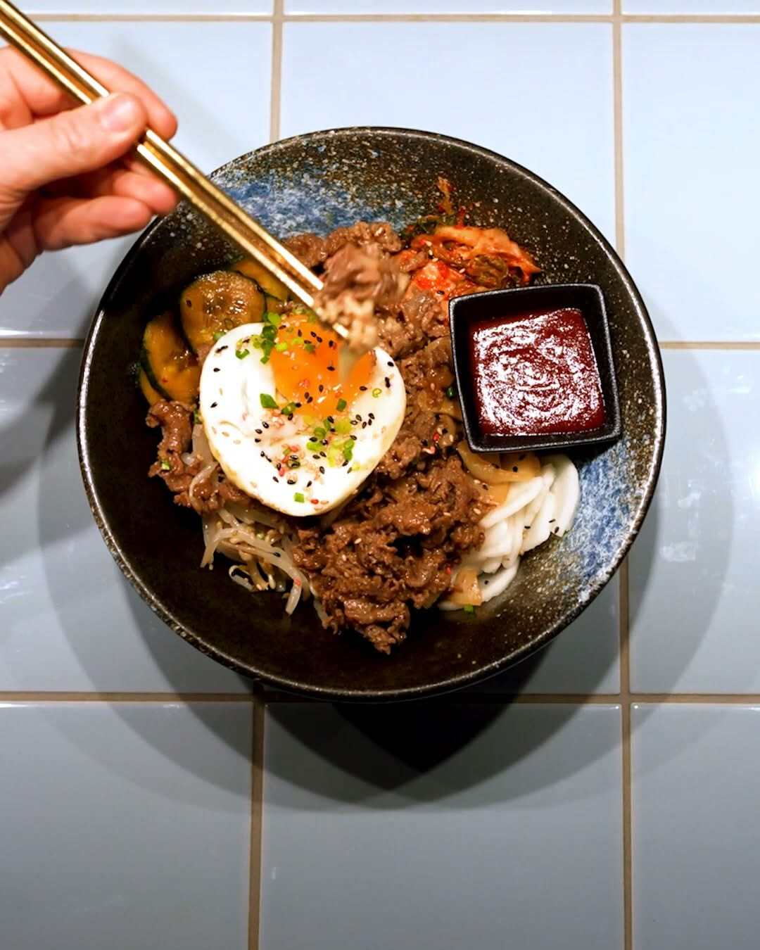 Korean Lunch Bowls Served at Chingu