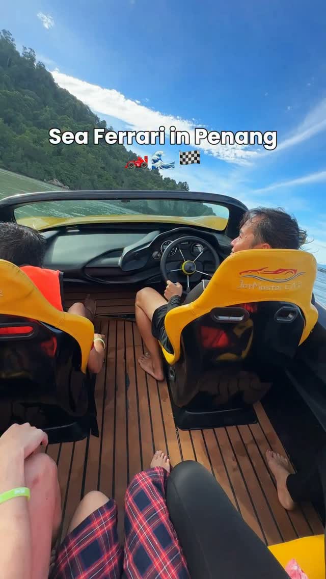 Sea Ferrari Water Rides in Forest Island, Malaysia
