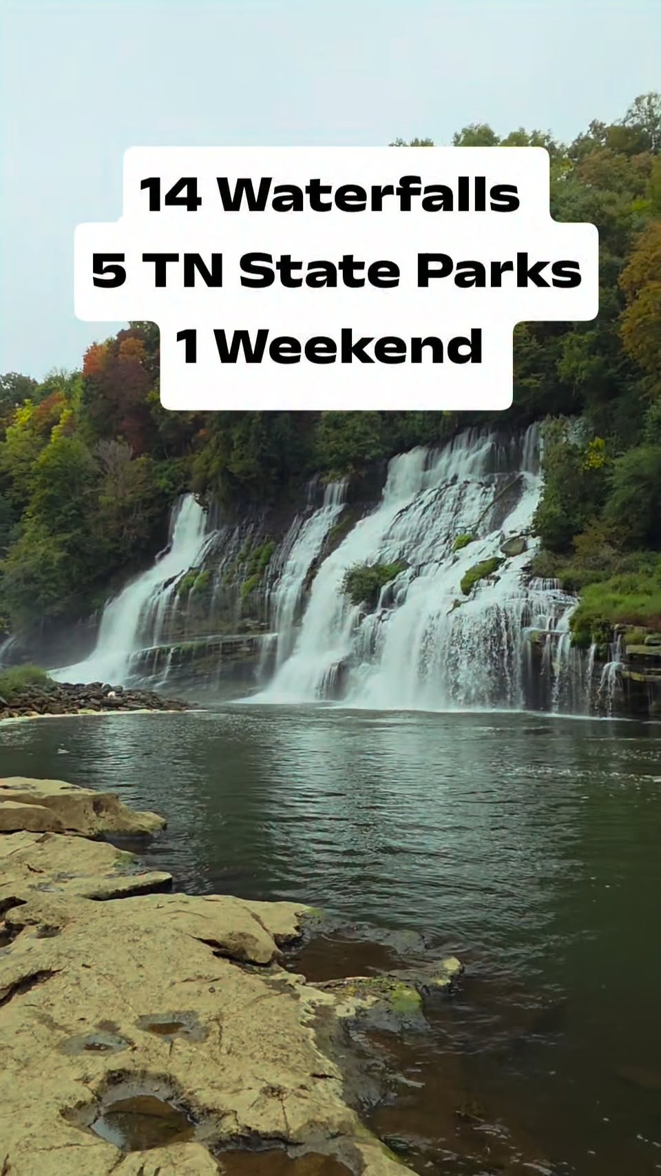 Tennessee State Parks Showcase Fourteen Waterfalls