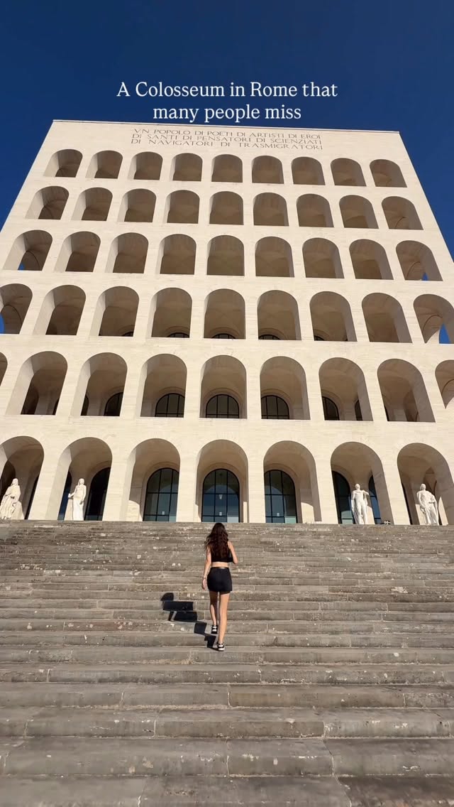 Colosseo Quadrato: Rome's Unique Arched Architecture