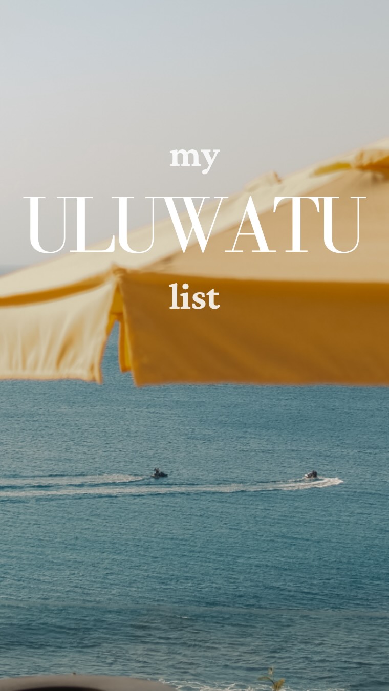 Uluwatu Bali's Top Dining, Beaches, and Attractions