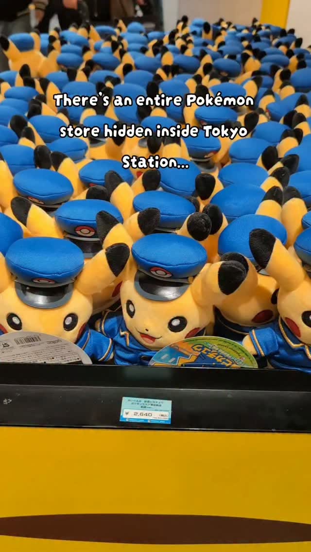 Tokyo Station Pokémon Store's Exclusive Merchandise
