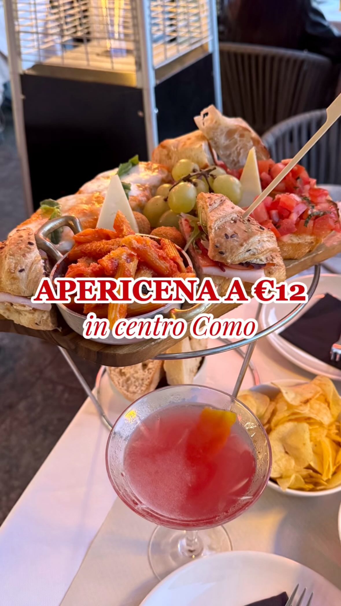 Como Aperitivo Spread Features Baked Goods