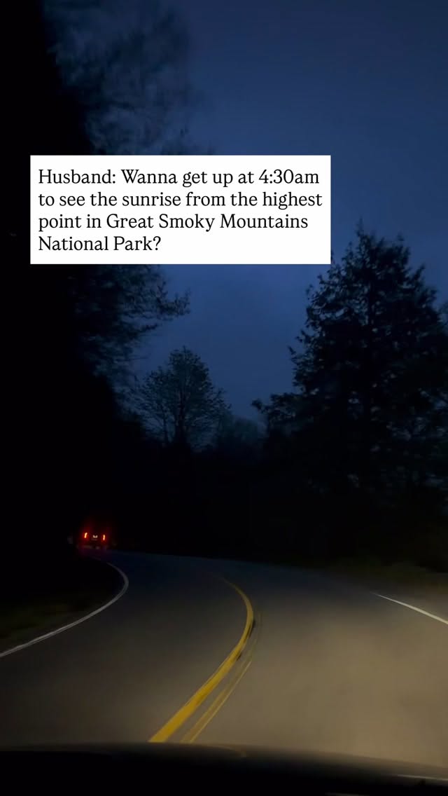 Great Smoky Mountains Sunrise Summit Views