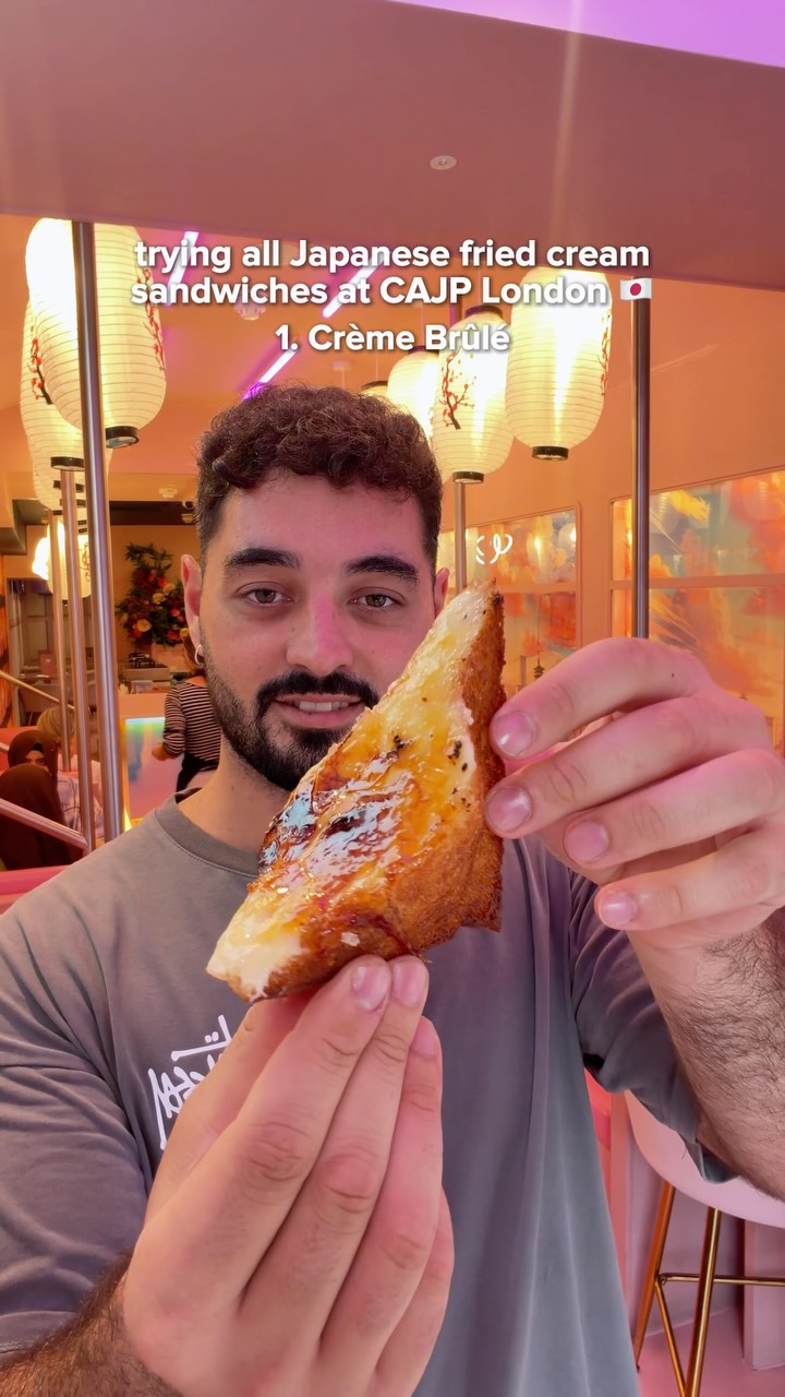 Japanese Fried Cream Sandwiches in London
