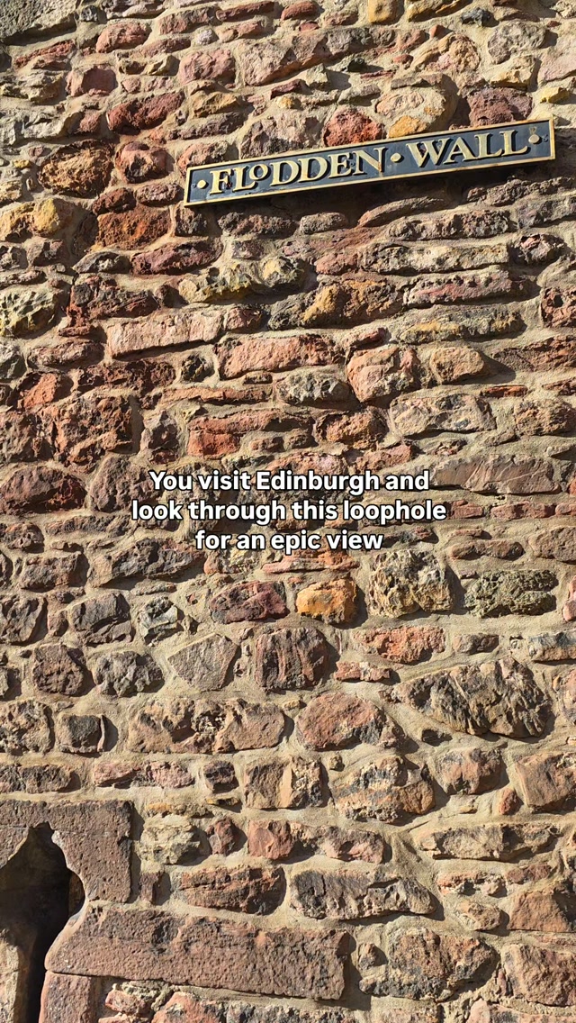 Edinburgh's Hidden Gem: Flodden Wall Views
