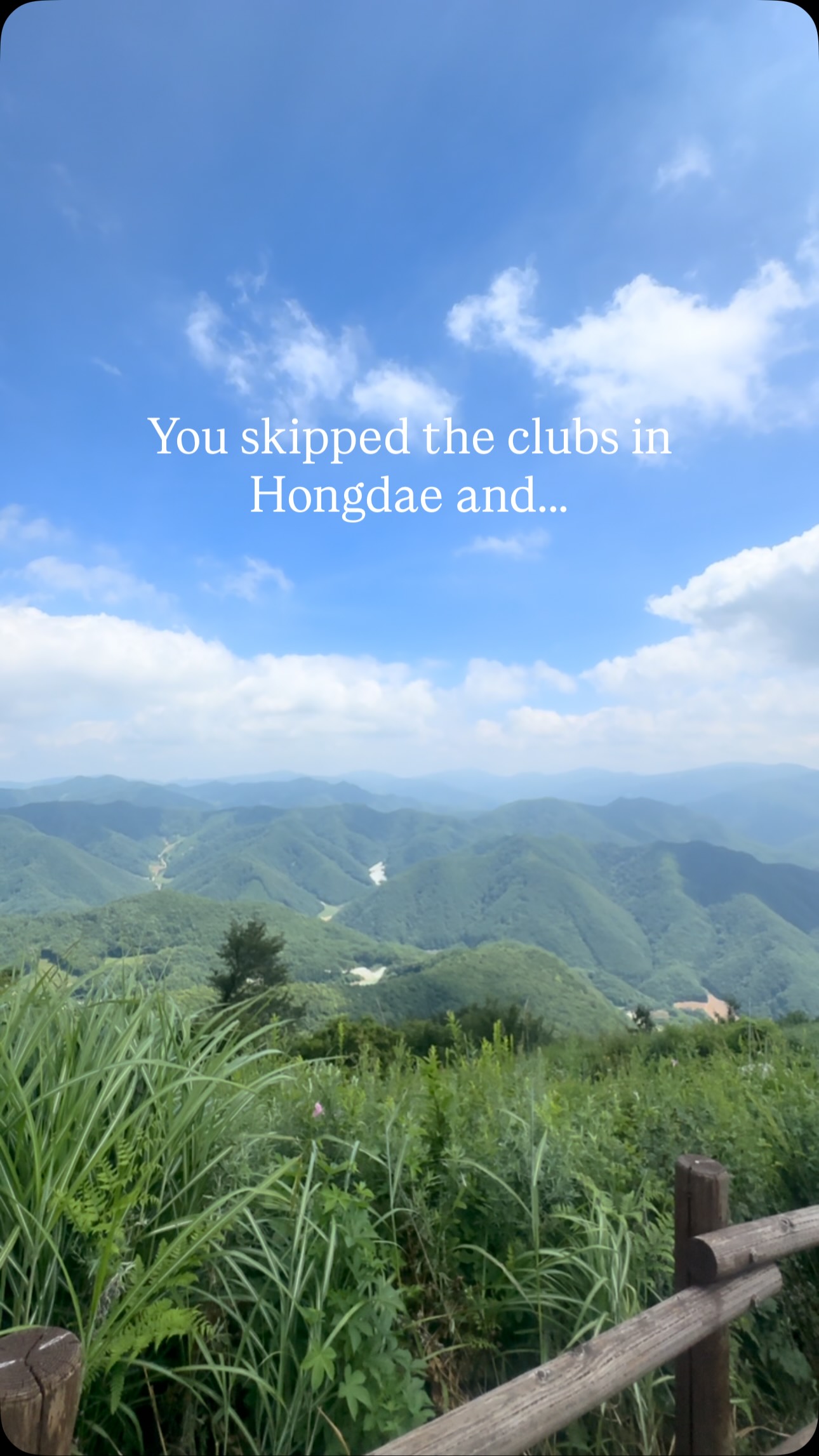 Mindungsan Crater Lake Hike