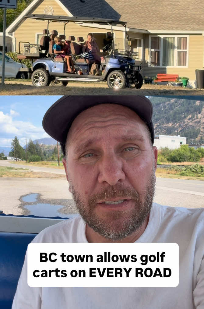 Golf Carts and Farm Stands in Chase, BC