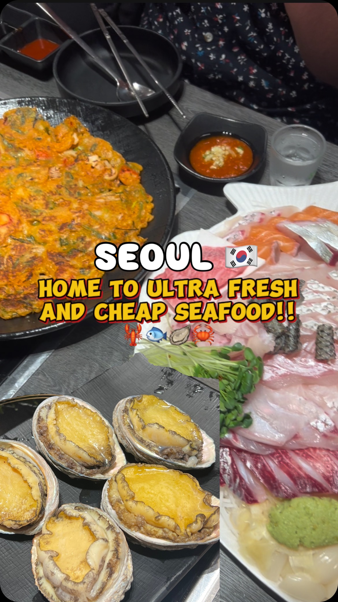Seoul Fish Market Dining Experience