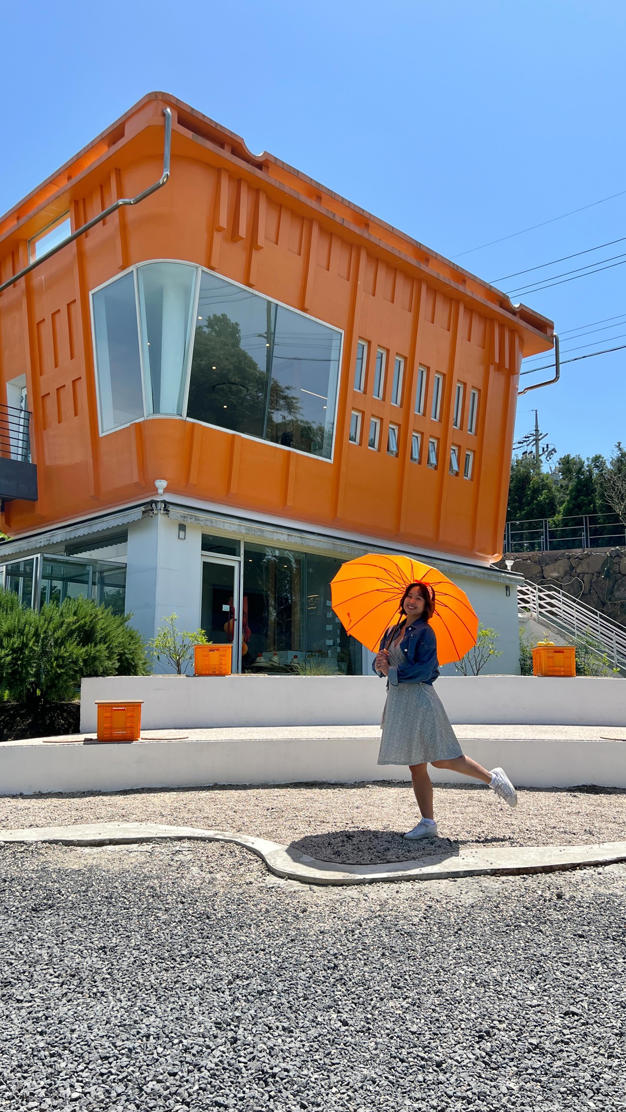 Jeju Island's Orange Container Cafe