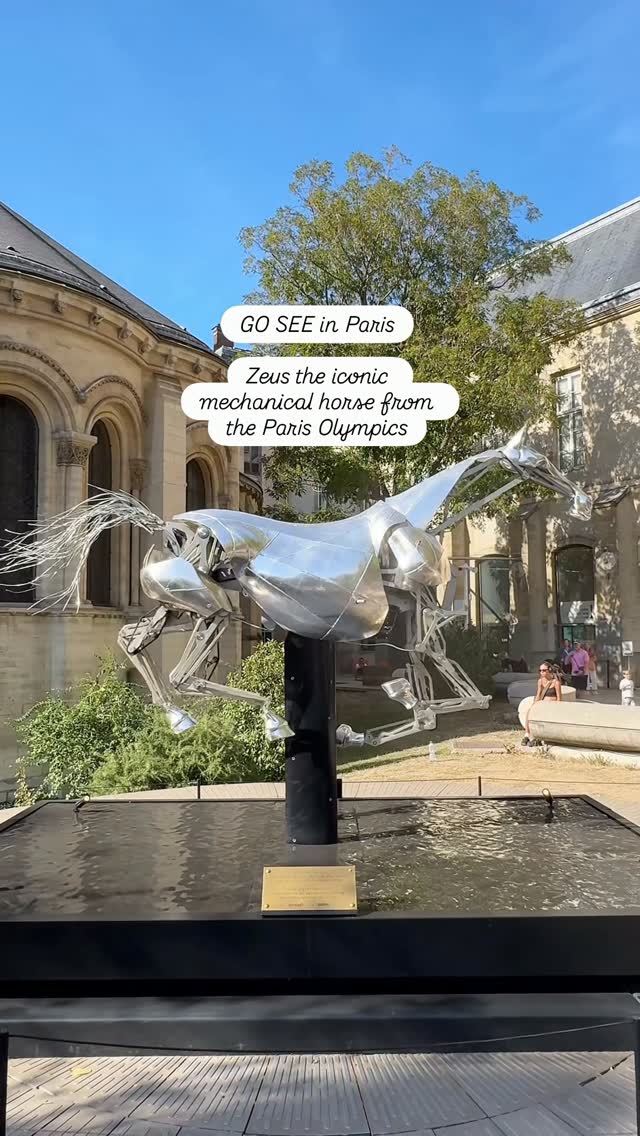 Mechanical Horse from Paris Olympics on Display