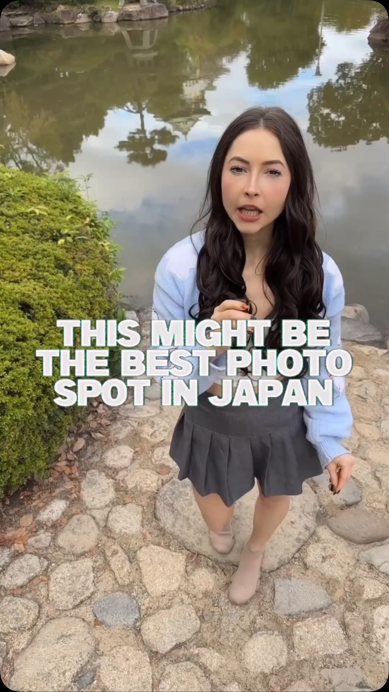 Osaka Castle's Secret Reflection Photo Spot