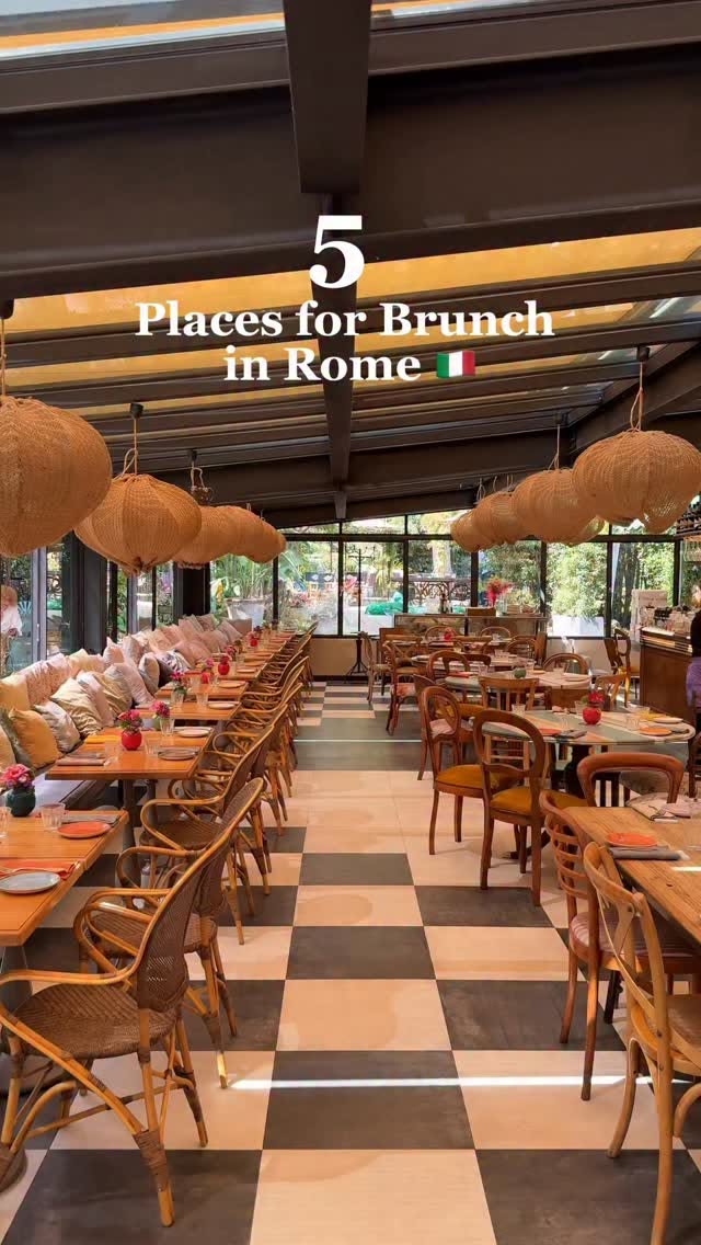 Five Roman Restaurants With Inviting Brunch Menus