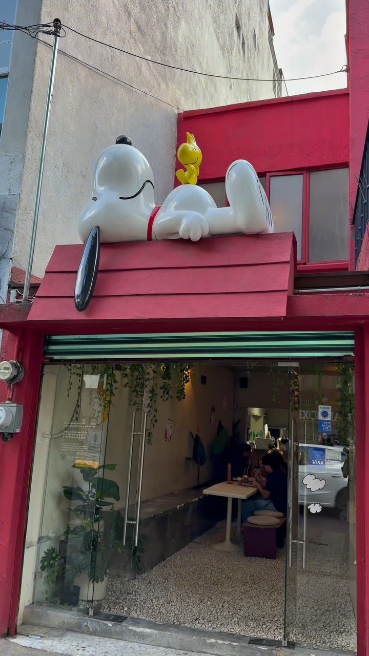 Official Snoopy Cafe And Museum In Mexico City
