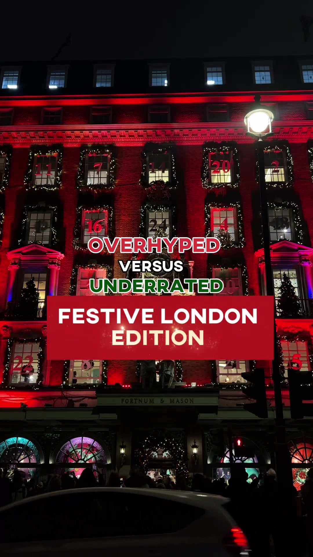 London's Festive Spots: Overrated Versus Underrated Gems