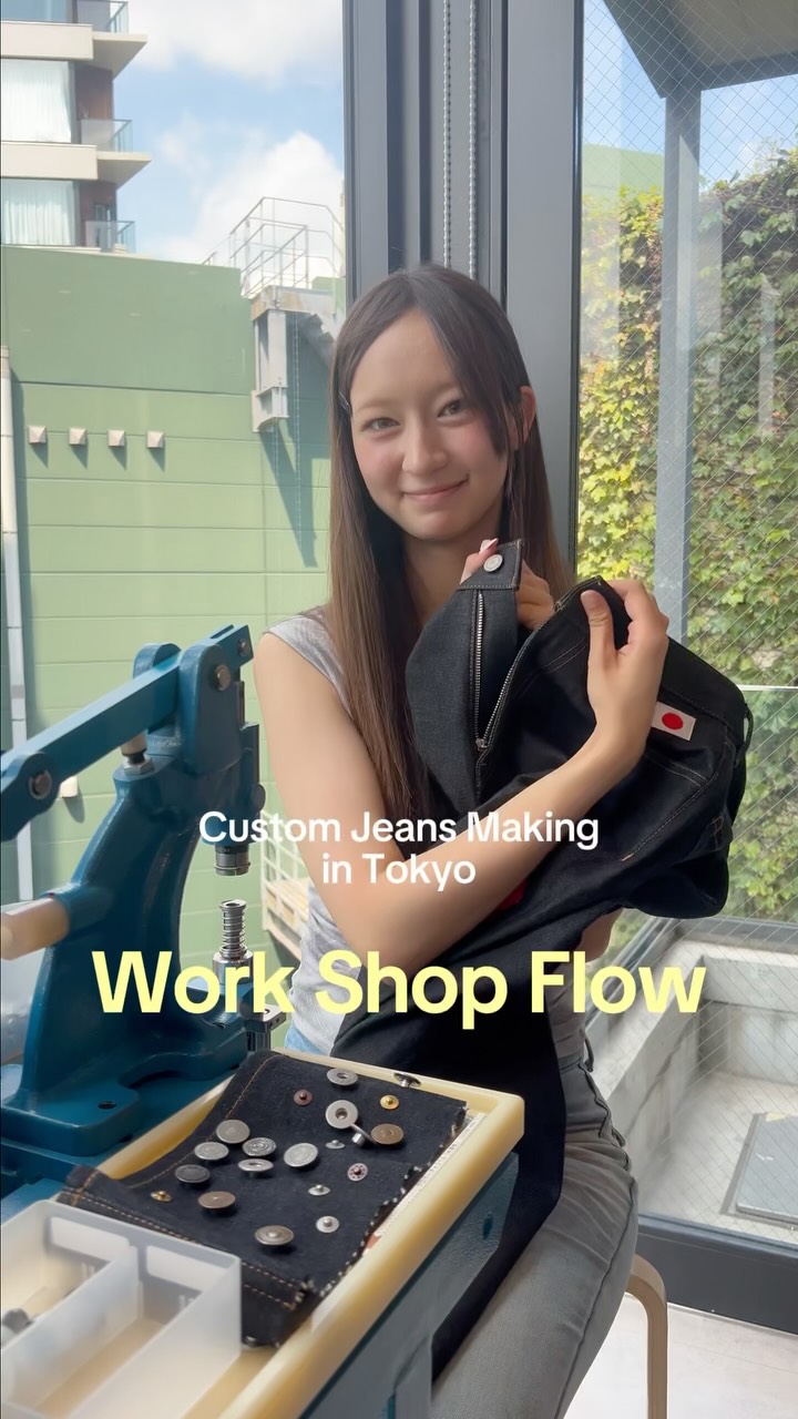 Custom Jeans Workshop in Harajuku