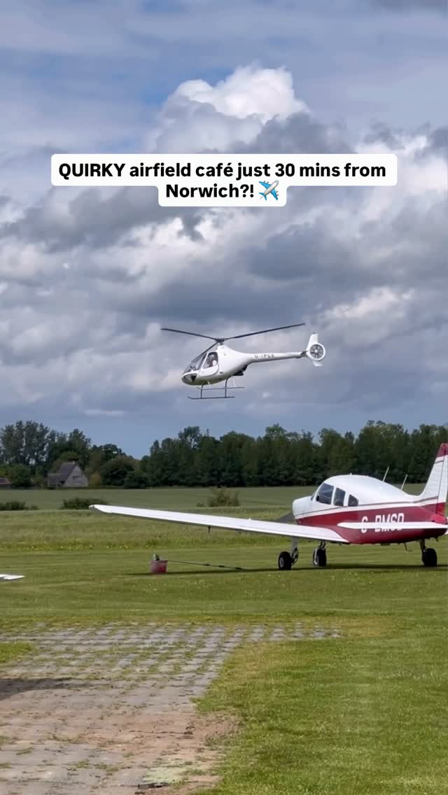 Quirky Airfield Cafe Offers Unique Aviation Views