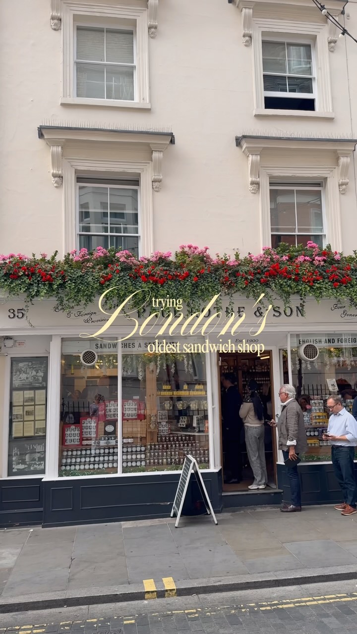 Historic London Sandwich Shop Serves Giant Sandwiches