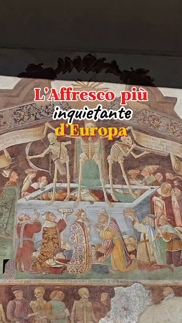 Danse Macabre Fresco In Clusone, Italy