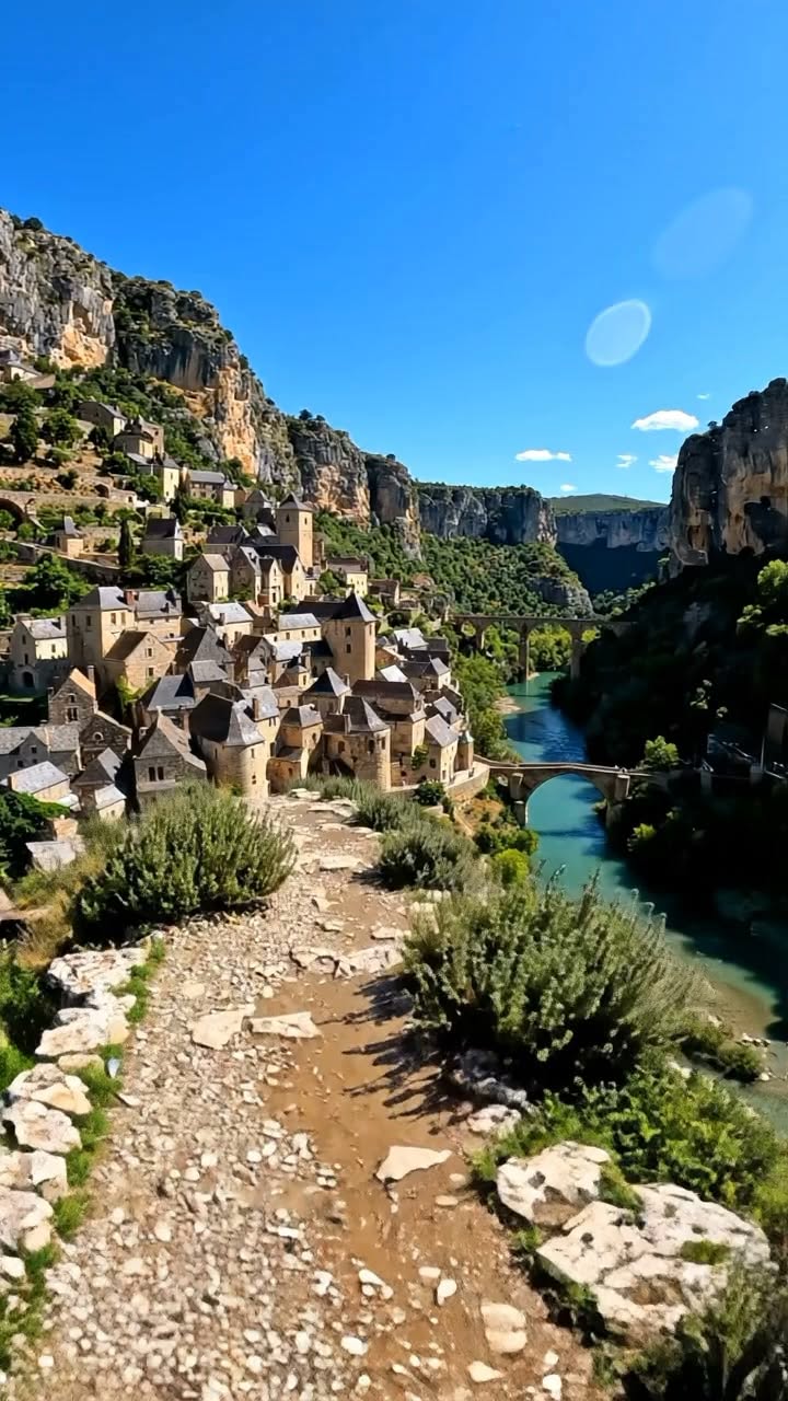 Medieval Village in Limestone Canyon