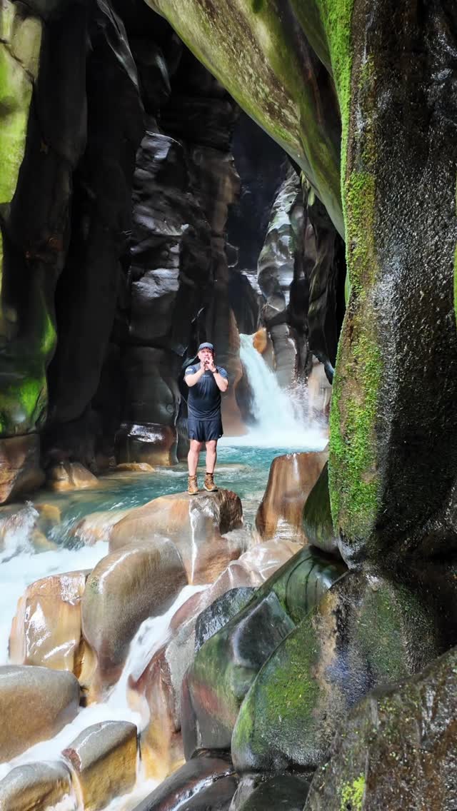 El Santuario Waterfall Hiking and River Crossings