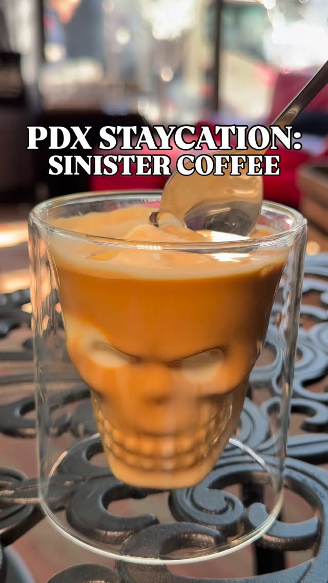 Spooky Coffee Shop Offers Gothic Ambiance