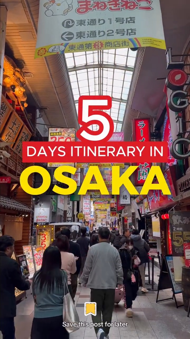 16 Places in Osaka
