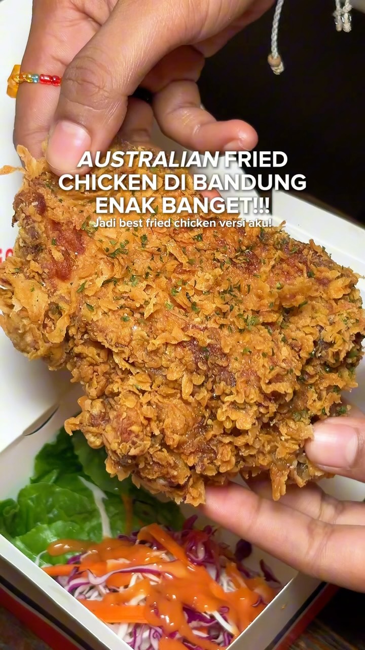 Australian Fried Chicken And Fries In Bandung