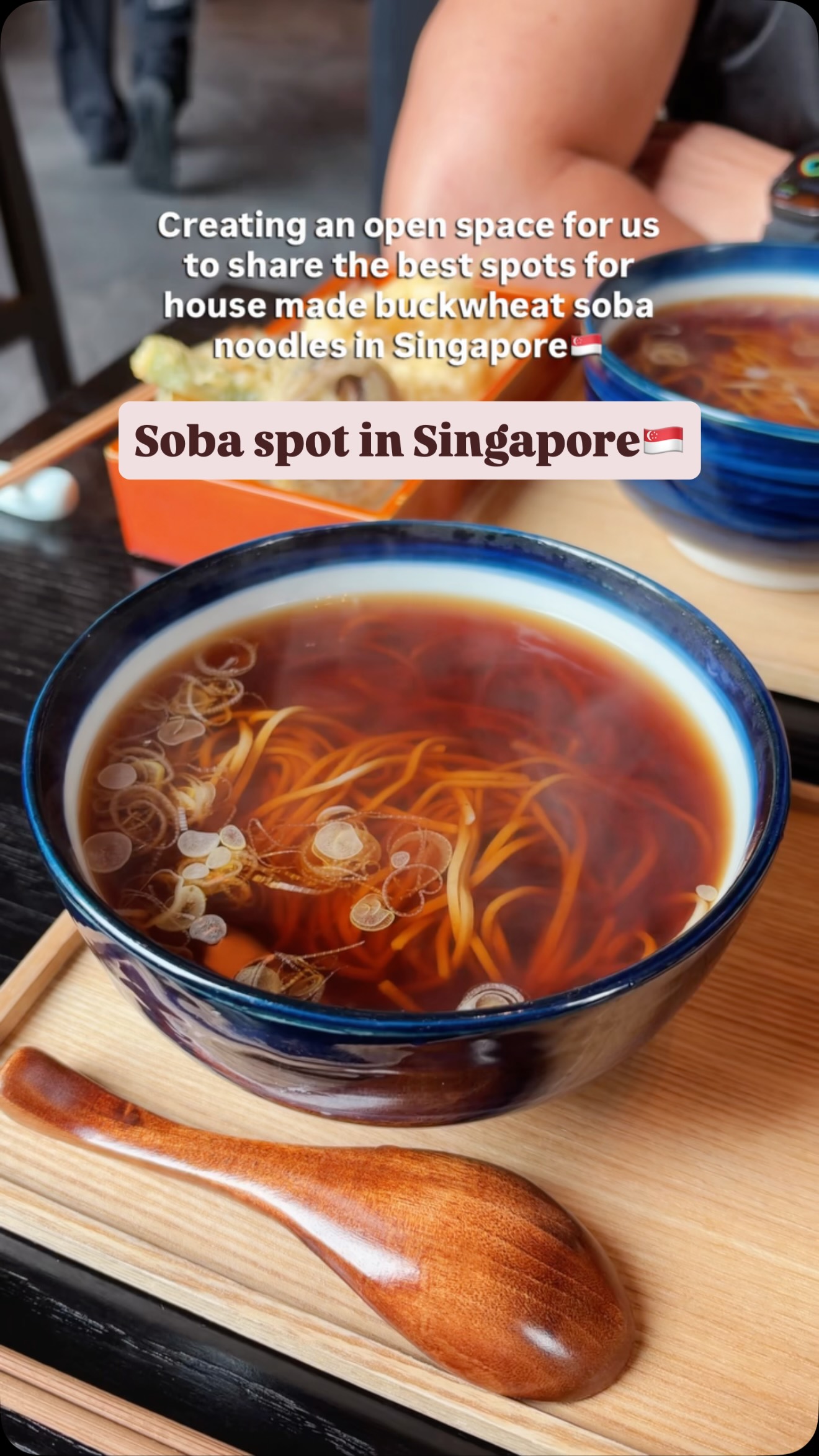 Soju Masayuki Serves Duck Broth Soba Noodles