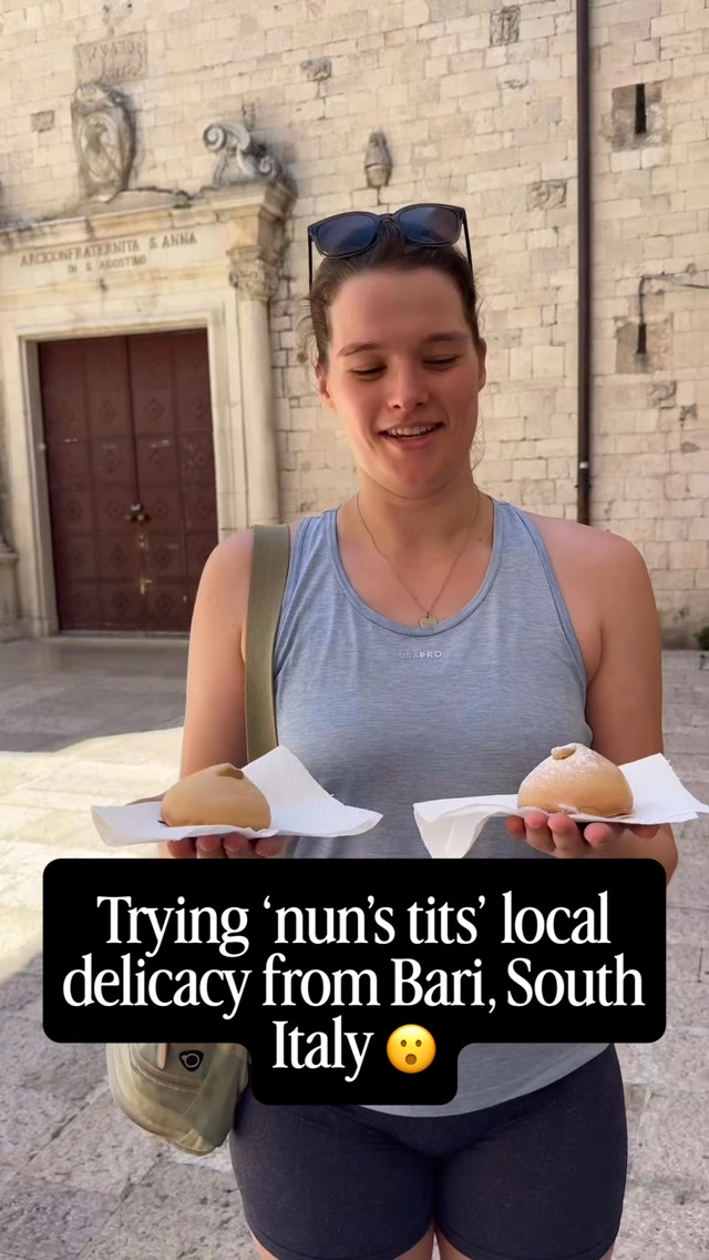 Puglia Pastries: Tette Delle Monache Delicacy