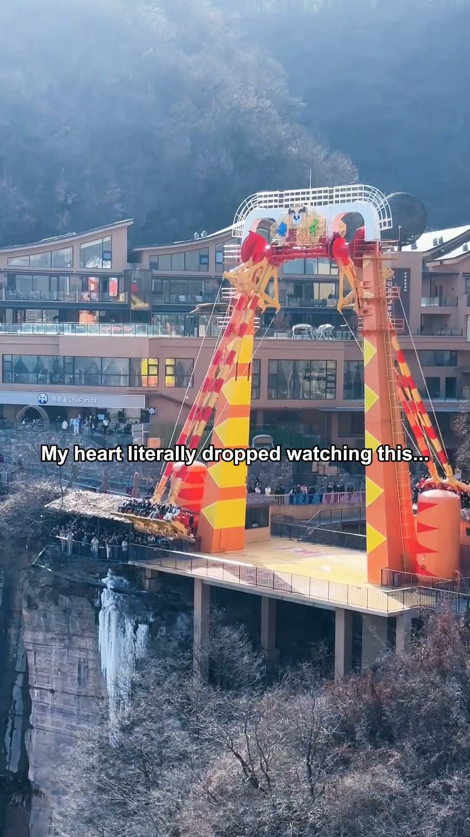 Baoquan Scenic Area Cliff Swing And Skywalk