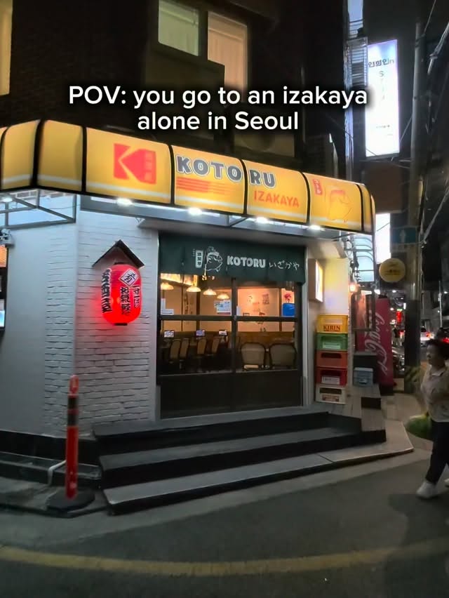 Solo Night Out At Seoul Izakaya