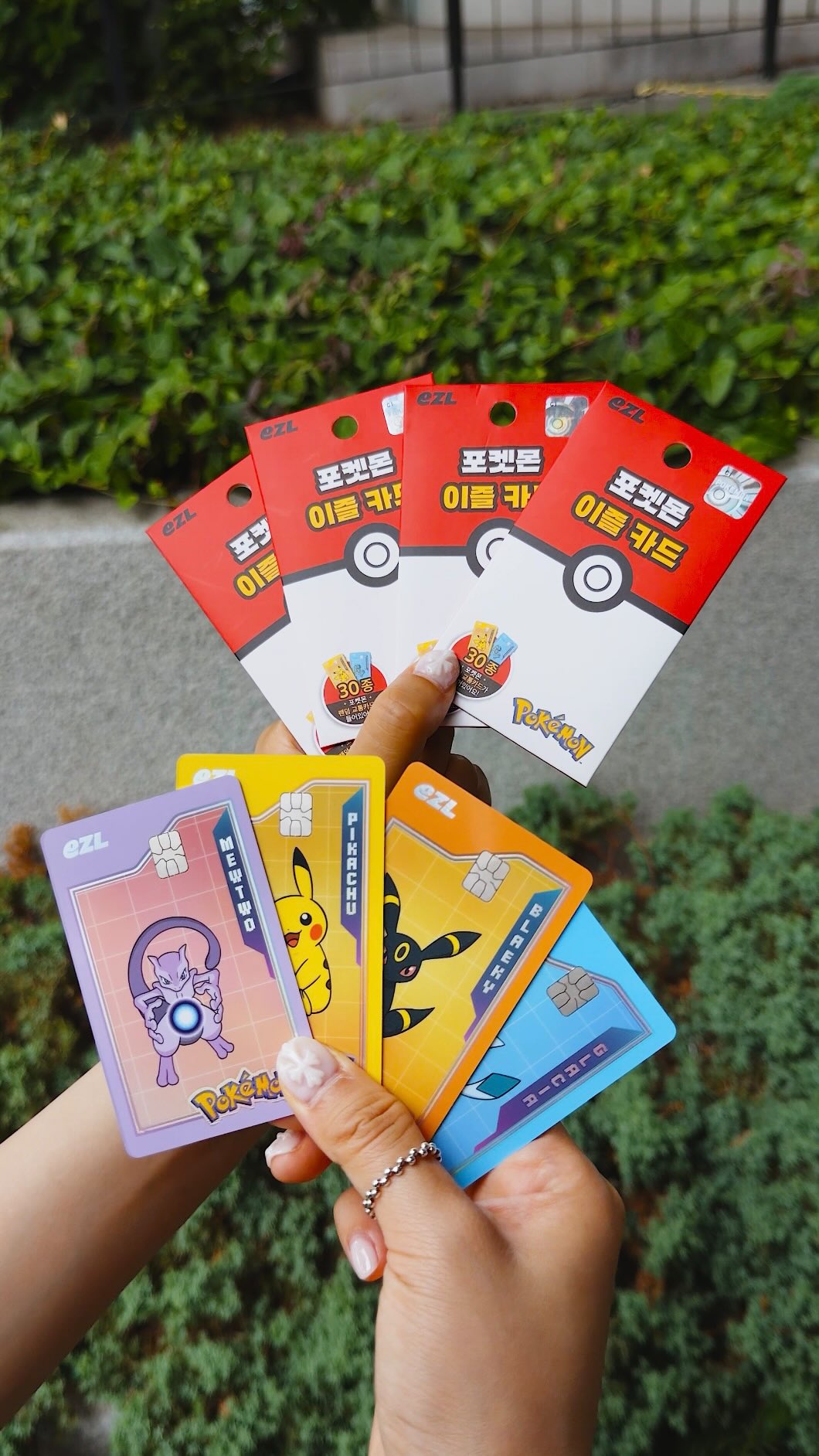 Pokemon Transit Cards At South Korean Stores