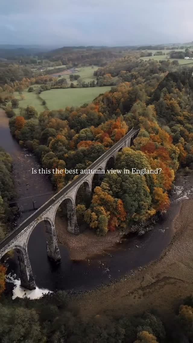 Lambley Viaduct's Autumn Splendor