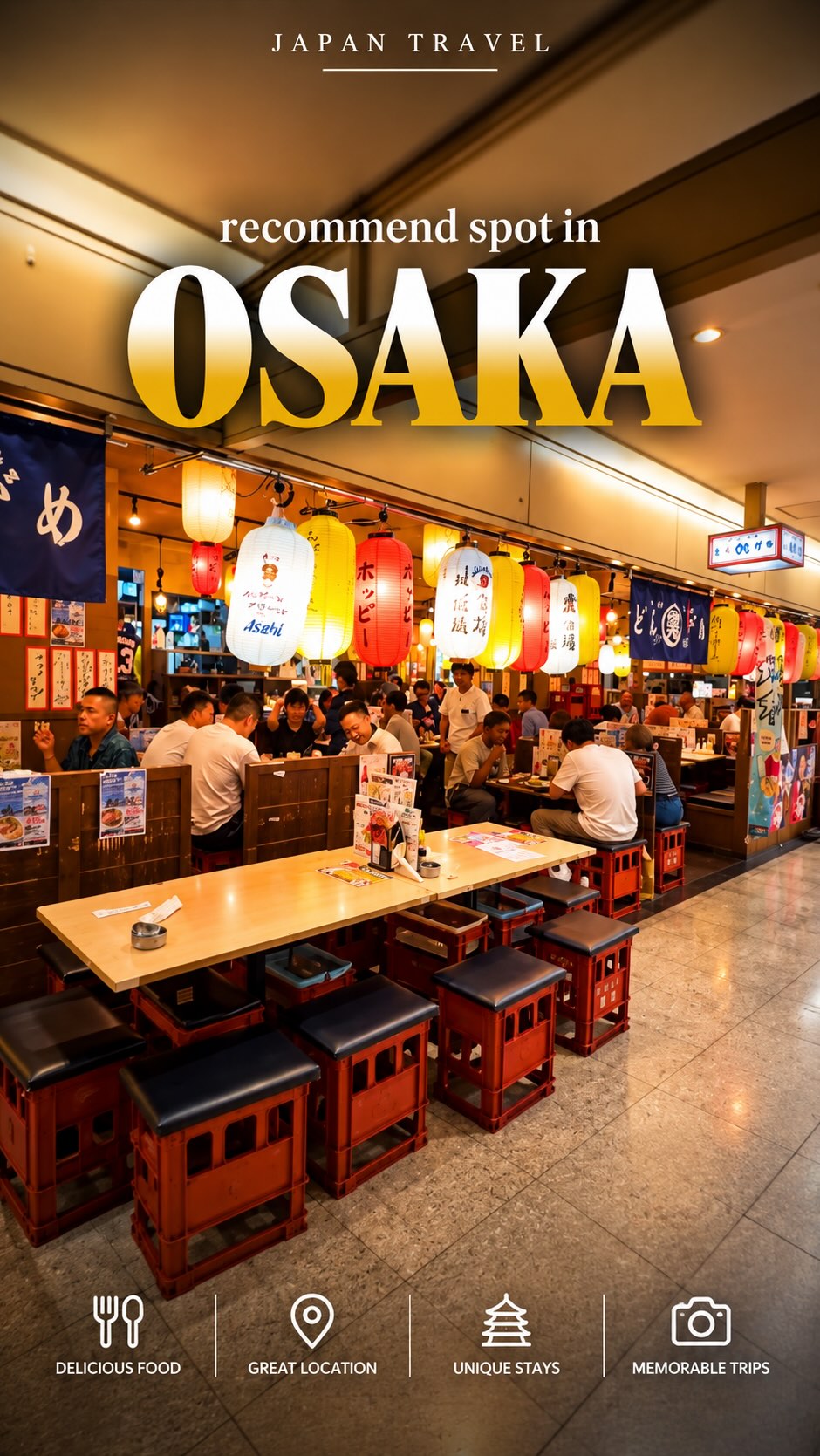 Osaka's Local Eats: Dotonbori vs. Station Buildings