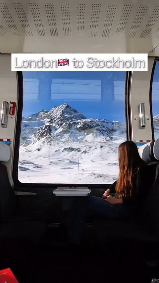 Scenic Train Journey From London To Stockholm