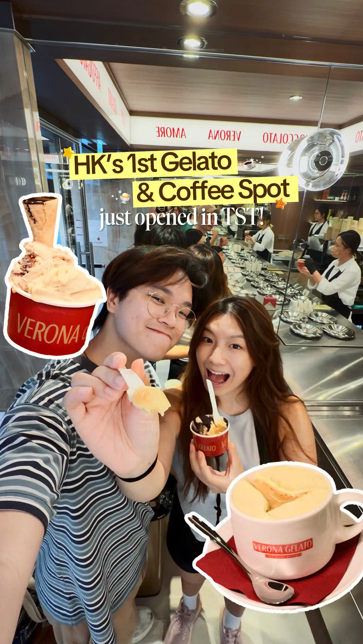Hong Kong's First Gelato and Coffee Spot Opens