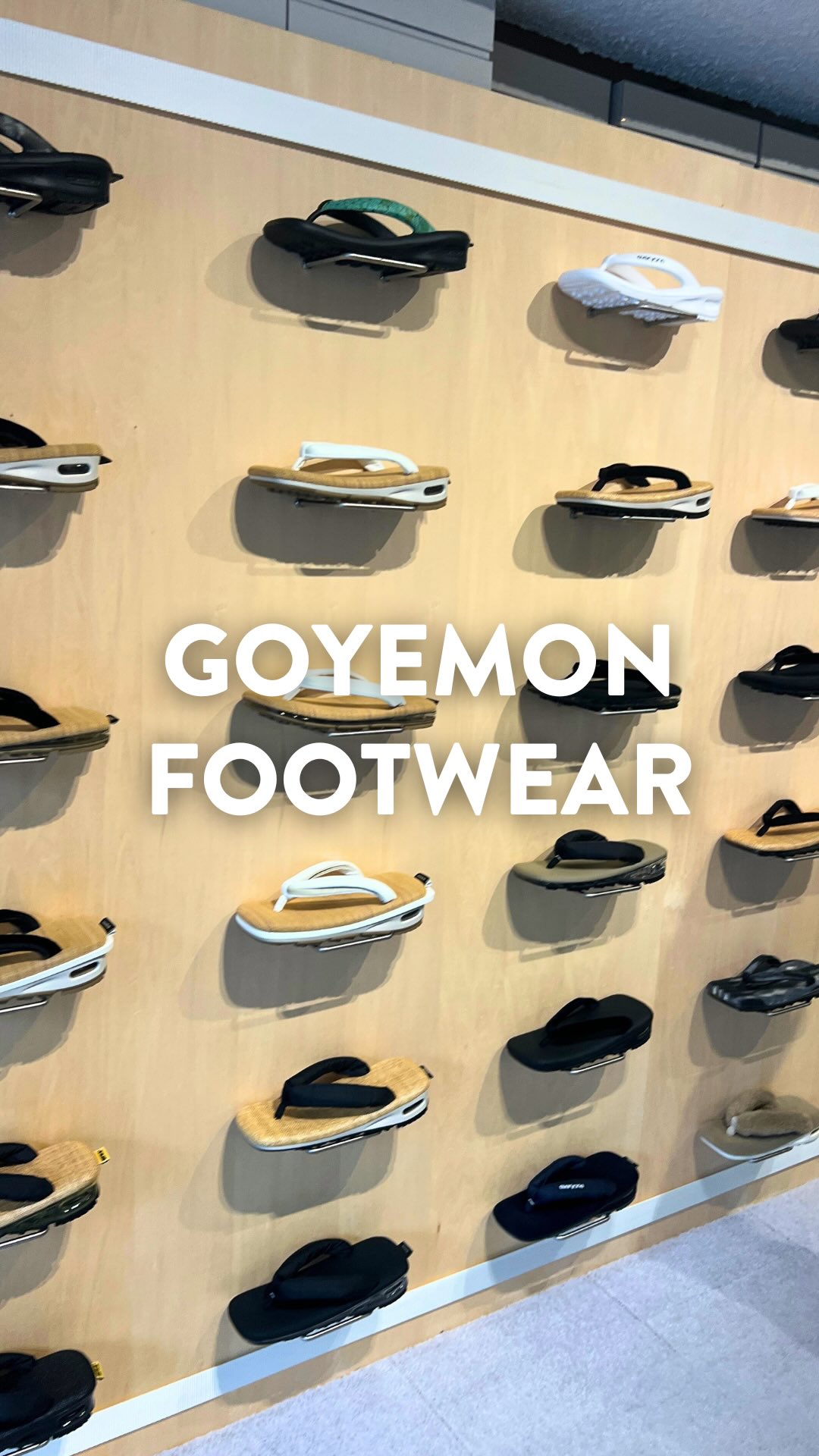 Goyemon Shibuya Offers Modern Geta Sandals and More