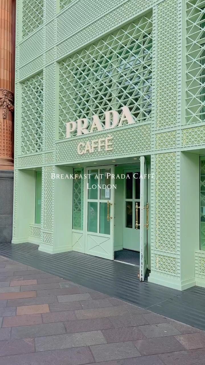 London's Prada Caffè Breakfast Experience