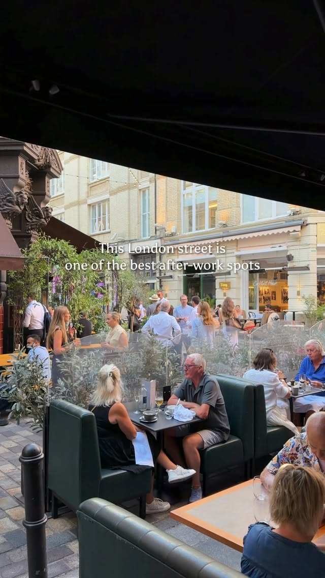 Heddon Street: London's Lively Summer Evening Destination
