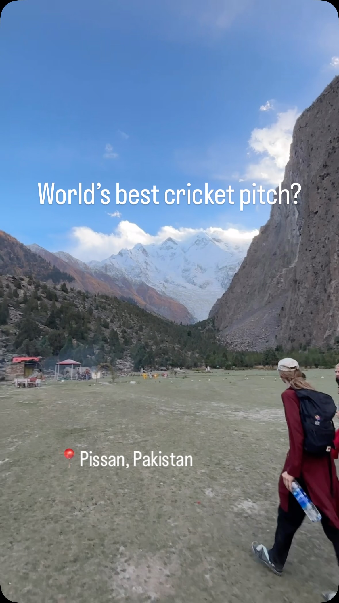 Cricket Stadiums Amidst Towering Pakistani Mountains