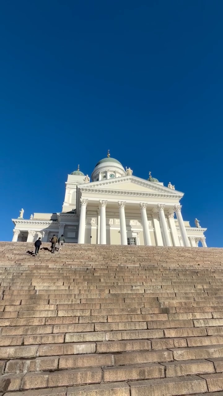 Helsinki Cathedral and Its Art Exhibit