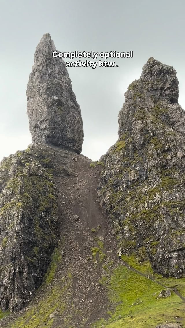 Climbing The Storr's Rocky Mountain Path