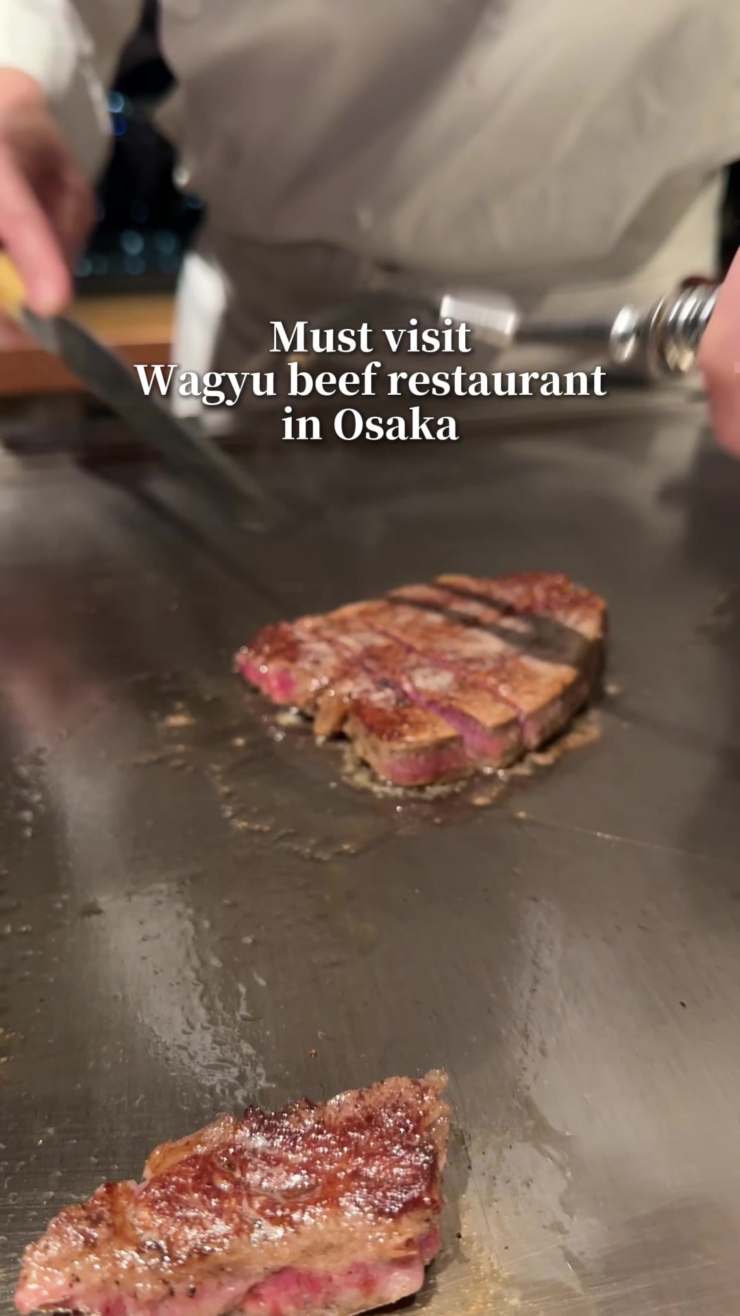 Osaka Teppanyaki Restaurant Features A5 Wagyu Beef